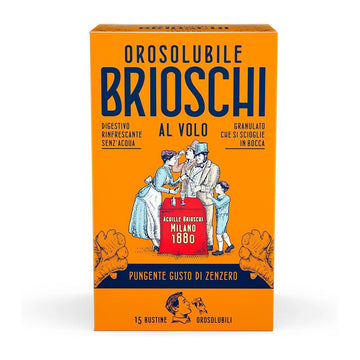 Ingveri suus lahustuv seedimist soodustav vahend BRIOSCHI Zenzero, 15 tk.